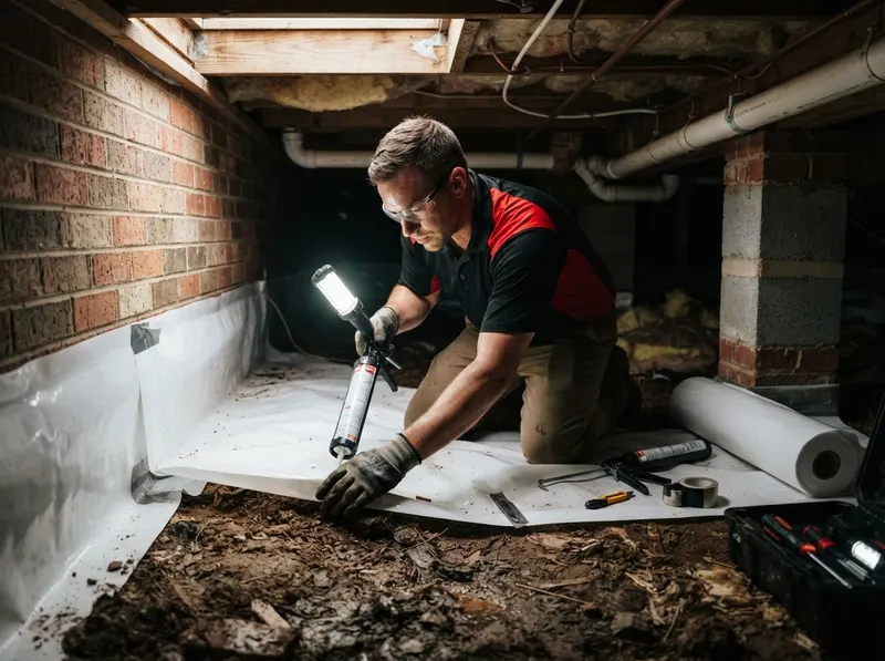 Crawlspace Pest and Moisture Exclusion in columbia, SC
